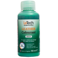 LeTech Краска для кожи (Leather Colourant) Green Expert Line 100мл