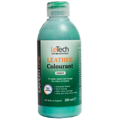 LeTech Краска для кожи (Leather Colourant) Green Expert Line 200мл