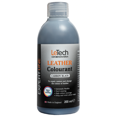 LeTech Краска для кожи (Leather Colourant) Black Carbon Expert Line 200мл
