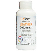 LeTech Краска для кожи (Leather Colourant) White Ultra Expert Line 100мл