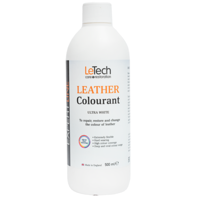 LeTech Краска для кожи (Leather Colourant) White Ultra Expert Line 500мл