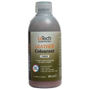 LeTech Краска для кожи (Leather Colourant) Umber Expert Line 200мл