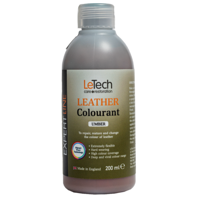 LeTech Краска для кожи (Leather Colourant) Umber Expert Line 200мл