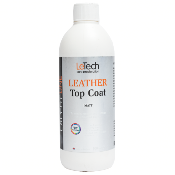 LeTech Защитный лак для кожи матовый (Leather Top Coat/Finish Matt) Expert  Line 500мл