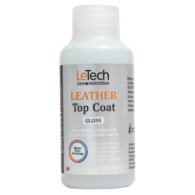 LeTech Защитный лак для кожи глянцевый (Leather Top Coat/Finish Gloss) Expert Line 100мл