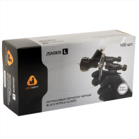 JETA PRO Нитриловые перчатки черные одноразовые размер L 100 шт JSN909