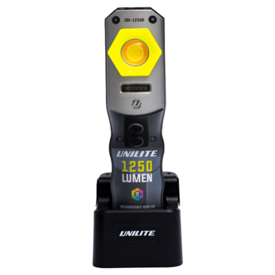 UNILITE CRI-1250R - Инспекционный фонарь CRI 96+, 1250 Lm, 3 цвета + УФ, 5000 mAh