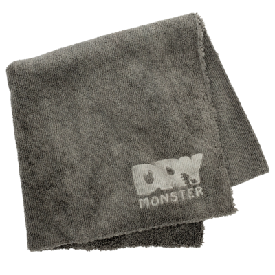 Dry Monster Серая супер мягкая микрофибра ультразвук. обрезка 40х40см 420гр/м DM4040GR
