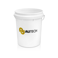 AuTech Ведро для мойки автомобиля с пескоотделителем, белое (1-н паз) Au-1053
