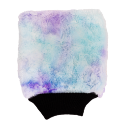 PURESTAR Color-Pop wash mitt (20x25cm) плюшевая мягкая рукавица для мойки, пурпурная PS-M-007-PURP