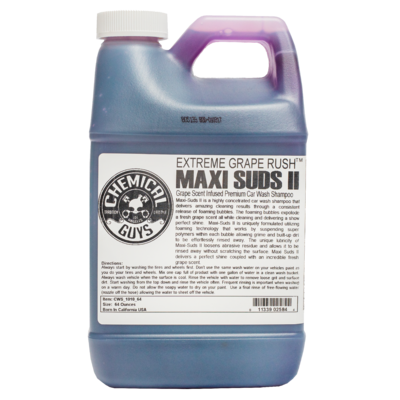 Chemical Guys Ручной шампунь (аромат винограда) Maxi-Suds II Car Wash Shampoo 1,89мл CWS_1010_64