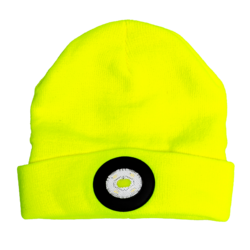 UNILITE BE-02+Y - Шапка с фонариком желтая 150 Lm USB