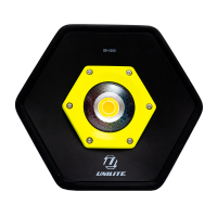 UNILITE CRI-2300 - Прожектор светодиодный 5 цветов, CRI 96+, 2300 Lm, 4400 mAh, IP65