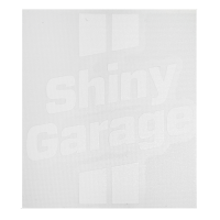 Shiny Garage Наклейка, вырезанная, цв. белый, 7x8 см
