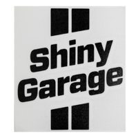 Shiny Garage Наклейка, вырезанная, цв. черный, 7x8 см