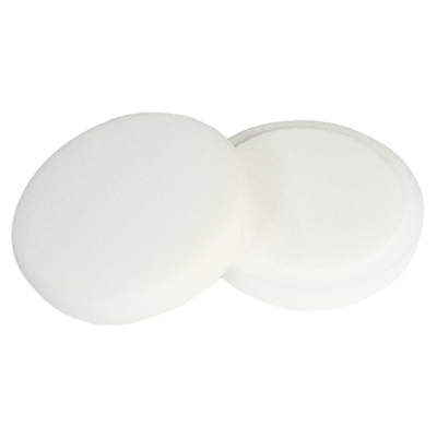 JETAPRO Поролоновый полировальный диск жесткий,гладкий, белый 125х150x30мм 5872311