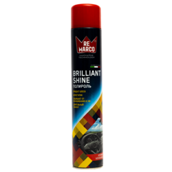 REMARCO Полироль для пластика, Бриллиантовый блеск 750мл. Brilliant Shine КЛУБНИКА