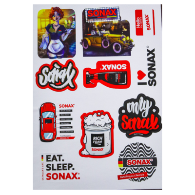 Sonax Стикеры на клейкой основе А4 лист SX STICKER1