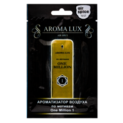 Air Spice Ароматизатор подвесной Aroma Lux One Million 1 (по мотивам Paco Rabanne 1 Million) AL1