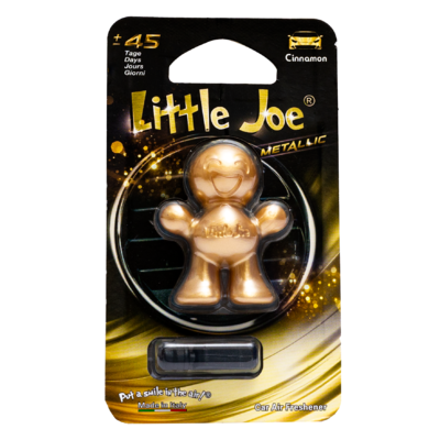 Ароматизатор Little Joe Metallic Корица (Cinnamon) gold LJMET01