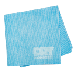 Dry Monster Полотенце ультра короткая петля (голубое) Velvet 40x40 см DM-4040LB
