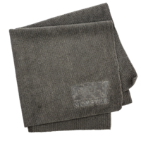 Dry Monster Полотенце ультра короткая петля (серое) Velvet 40x40см DM-4040G