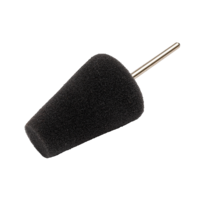 FLEX Конусный полировальник черный (мягкий) Mini Polishing Cone Schwarz  D30мм х 15мм, высота 42 мм, APS-MPC30BK
