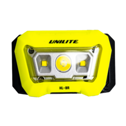 UNILITE HL-8R - Налобный сенсорный фонарь 475 Lm +275 Lm, 1500 mAh, IP65