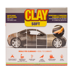 MA-FRA Глина blue МЯГКАЯ для подготовки поверхности автомобиля к полировке CLAY SOFT 200гр H0174
