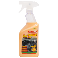 MA-FRA Защитная полироль для пластиковых и резиновых поверхностей 3in1 PLASTIC Care 500мл H0885