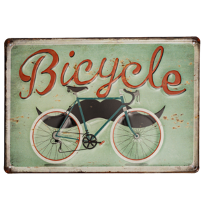 Табличка металлическая 30х20 см (Bicycle) DE-3020-B