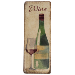 Табличка металлическая 40х15 см DE-4015-W1