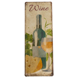 Табличка металлическая 40х15 см DE-4015-W2