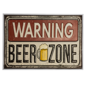 Наклейка декоративная для украшения помещений «Винтаж» 20х30 см «Beer Zone» VIN-1 (BZ)								