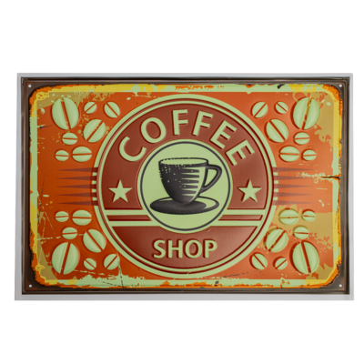Наклейка декоративная для украшения помещений «Винтаж» 20х30 см «Cofee Shop» VIN-1 (CS)