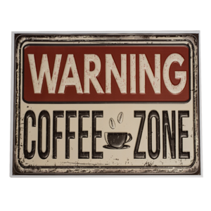 Наклейка декоративная для украшения помещений «Винтаж» 30х40 см «Coffee Zone» VIN-2 (CZ)