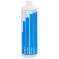 MA-FRA Флакон со шкалой в долях (синий) PLASTIC BOTTLE 500мл A0248