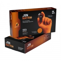 JETAPRO Перчатки нитриловые 50шт NATRIX - M OR 08/M (оранжевые)