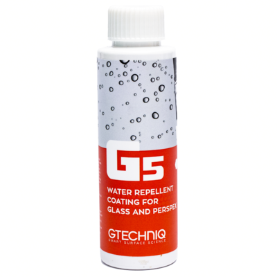 G5 Water Repellent Coating for Glass and Perspex