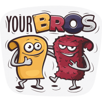 Стикер «Your Bros» LERATON