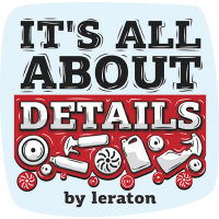 Стикер «It's all about details» LERATON