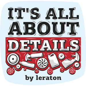 Стикер «It's all about details» LERATON