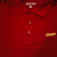Рубашка-поло LERATON бордовая L