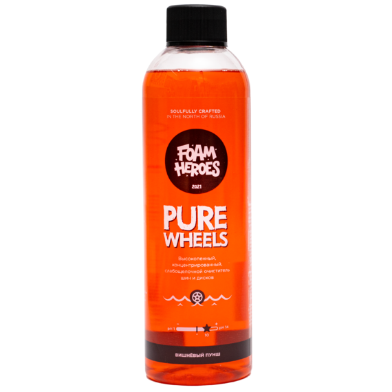 Foam Heroes Концентрированный очиститель шин и дисков Pure Wheels ...