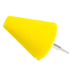 A302 100 мм - Конусный твердый полировальник (желтый) - Polishing Cone YELLOW CONE-Y