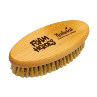 Foam Heroes Щетка для очистки кожи Natural Boar's Hair Brush, 15.4x6.6см FHA011