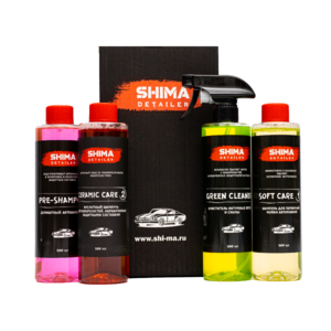 Shima Detailer Набор для мойки автомобиля, обработанного защитными составами Ceramic coating care set