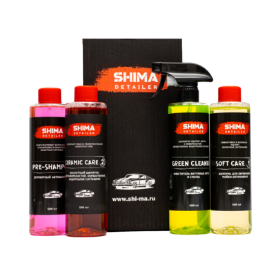 Shima Detailer Набор для мойки автомобиля, обработанного защитными составами Ceramic coating care set