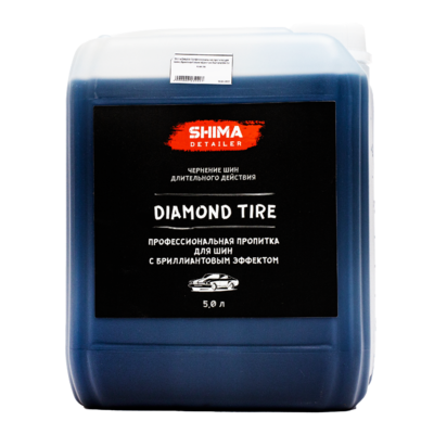 Shima Detailer Профессиональная пропитка для шин с бриллиантовым эффектом Diamond tire 5л