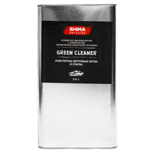 Shima Detailer Очиститель битумных пятен и смолы Green cleaner 5л